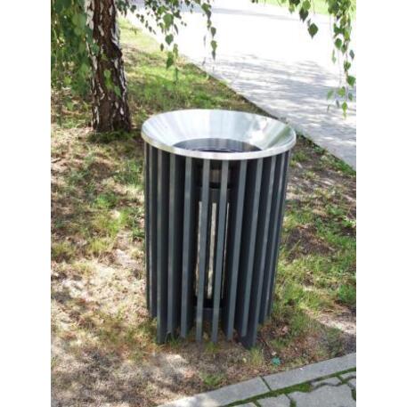 Metal litter bin 'STF/18-07-69/30L'