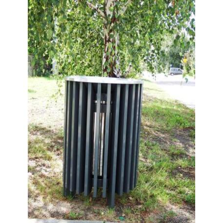 Metal litter bin 'STF/18-07-69/30L'