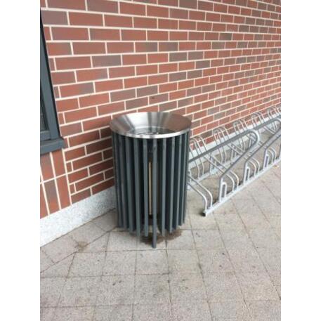 Metal litter bin 'STF/18-07-69/30L'