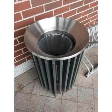 Metal litter bin 'STF/18-07-69/30L'