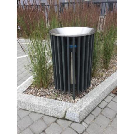 Metal litter bin 'STF/18-07-69/30L'