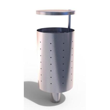 Metal litter bin 'STF/18-07-54/70L'