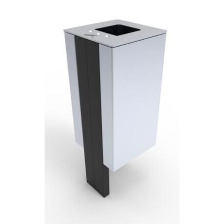 Metal litter bin 'STF/18-07-37/40L'