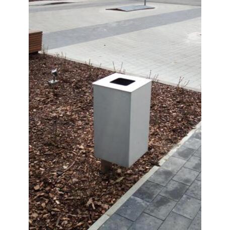 Metal litter bin 'STF/18-07-37/40L'