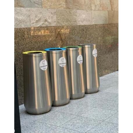 Metal litter bin 'STF/18-07-32/50L'