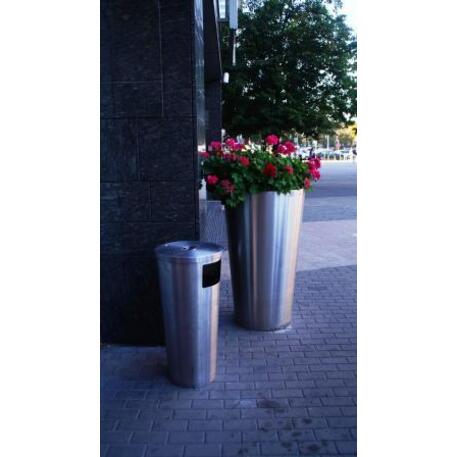 Metal litter bin 'STF/18-07-27/40L'