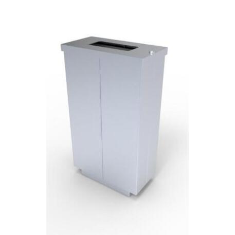 Metal litter bin 'STF/18-07-19/45L'