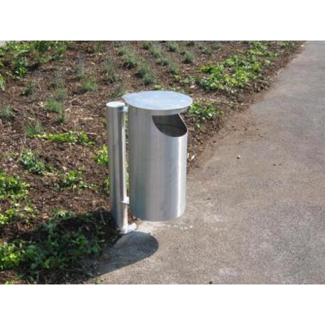 Metal litter bin 'STF/18-07-16/50L'