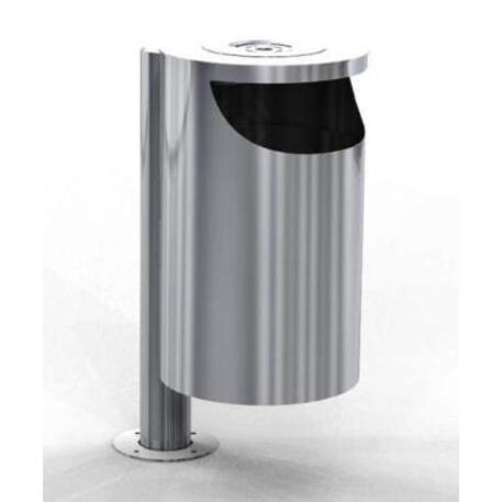 Metal litter bin 'STF/18-07-16/50L'