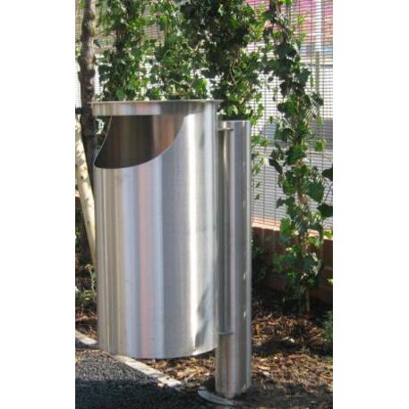 Metal litter bin 'STF/18-07-16/50L'