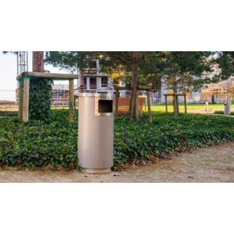 Metal litter bin 'STF/18-07-10/70L'