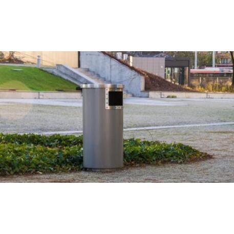 Metal litter bin 'STF/18-07-10/70L'