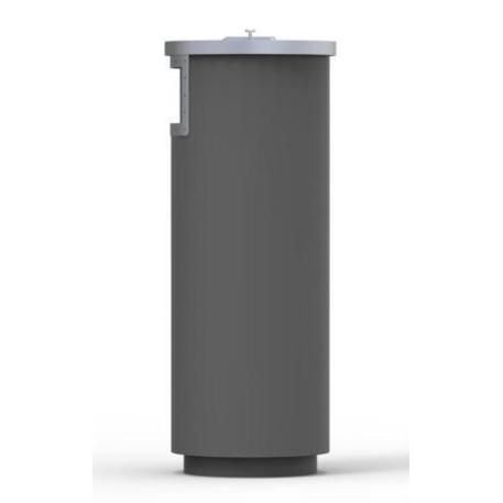 Metal litter bin 'STF/18-07-09/55L'