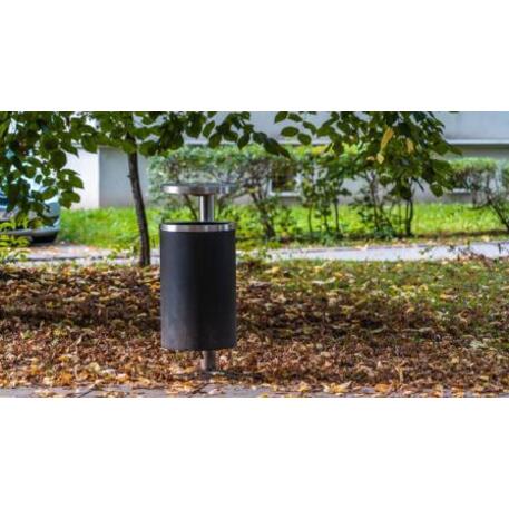 Metal litter bin 'STF/18-07-02/45L'