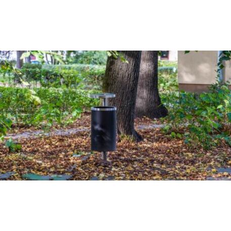 Metal litter bin 'STF/18-07-02/45L'