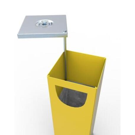 Metal litter bin 'STF/18-07-01/30L'