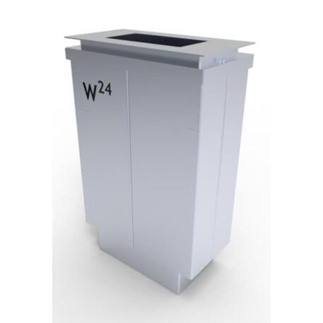 Metal litter bin 'STF/13-07-97/45L'