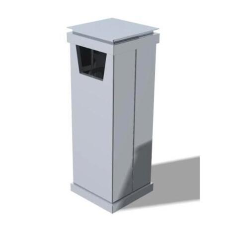 Metal litter bin 'STF/13-07-94/30L'