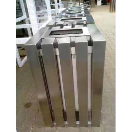 Metal litter bin 'STF/13-07-90/70L'