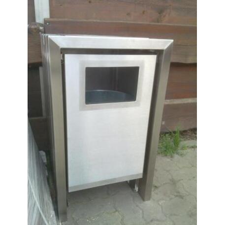 Metal litter bin 'STF/13-07-90/70L'