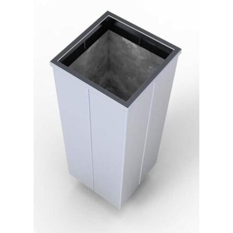 Metal litter bin 'STF/13-07-86_02/40L'