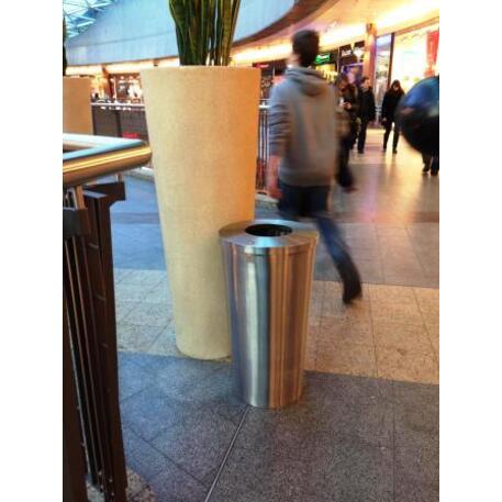 Metal litter bin 'STF/13-07-83/70L'