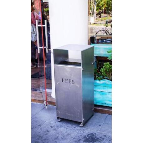 Metal litter bin 'STF/13-07-80/60L'