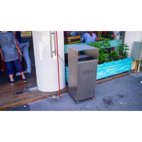 Metal litter bin 'STF/13-07-80/60L'