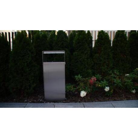 Metal litter bin 'STF/13-07-80/60L'