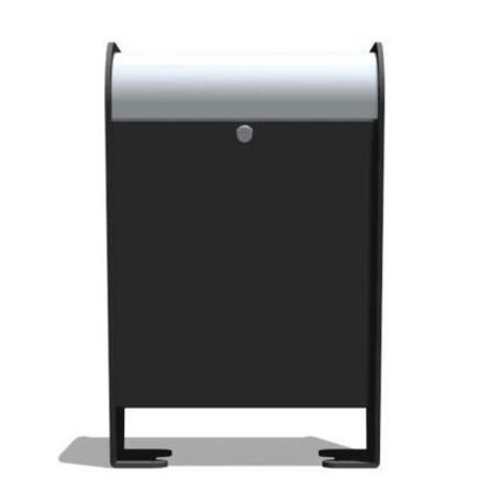 Metal litter bin 'STF/13-07-76/70L'