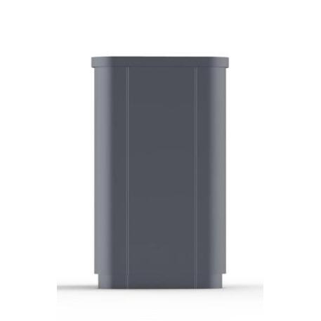 Metal litter bin 'STF/13-07-75/70L'