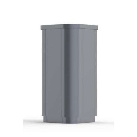 Metal litter bin 'STF/13-07-75/70L'