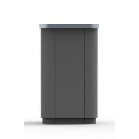 Metal litter bin 'STF/13-07-75/70L'