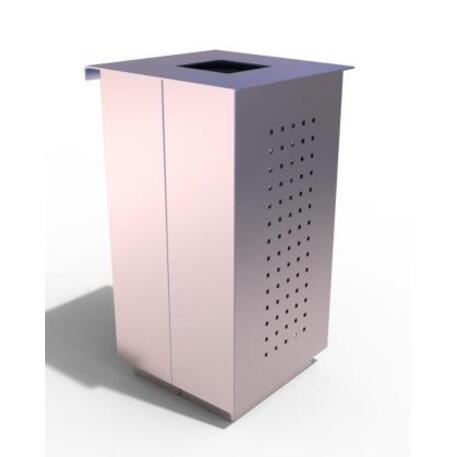 Metal litter bin 'STF/13-07-65_02/75L'