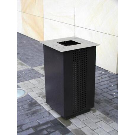 Metal litter bin 'STF/13-07-65_02/75L'