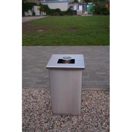 Metal litter bin 'STF/13-07-65/75L'