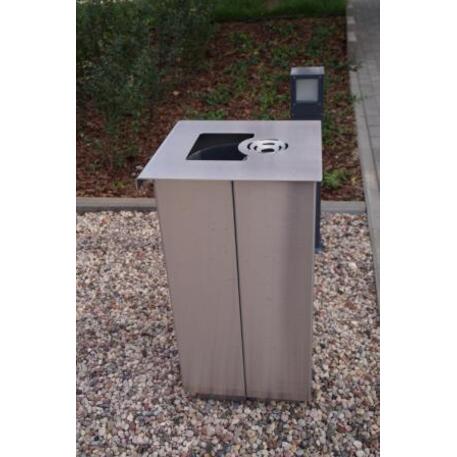 Metal litter bin 'STF/13-07-65/75L'