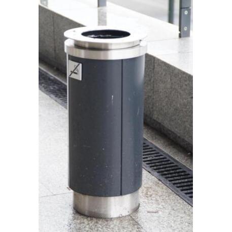 Metal litter bin 'STF/13-07-58/40L'