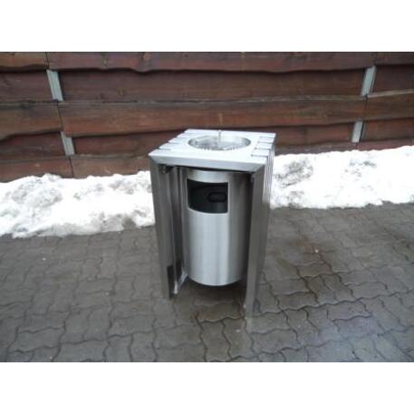 Metal litter bin 'STF/13-07-55_01/40L'