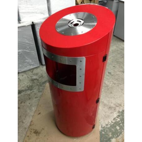 Metal litter bin 'STF/13-07-41/50L'