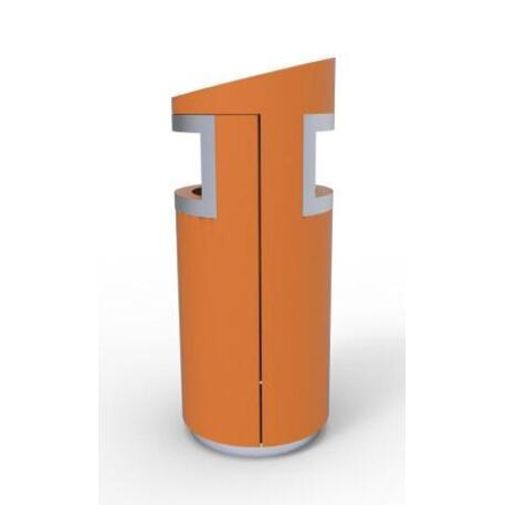 Metal litter bin 'STF/13-07-41/50L'