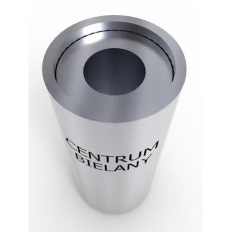 Metal litter bin 'STF/13-07-36/50L'