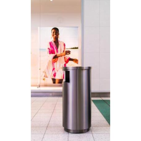 Metal litter bin 'STF/13-07-32/50L'