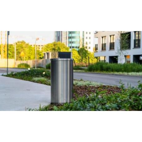 Metal litter bin 'STF/13-07-30/70L'