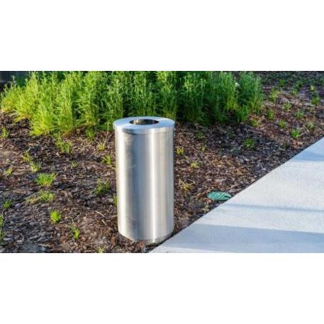 Metal litter bin 'STF/13-07-30/70L'