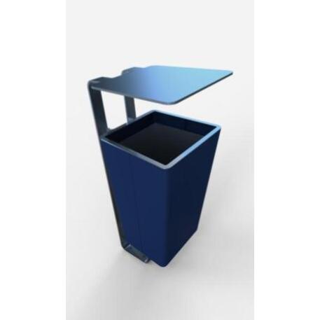 Metal litter bin 'STF/13-07-28/50L'