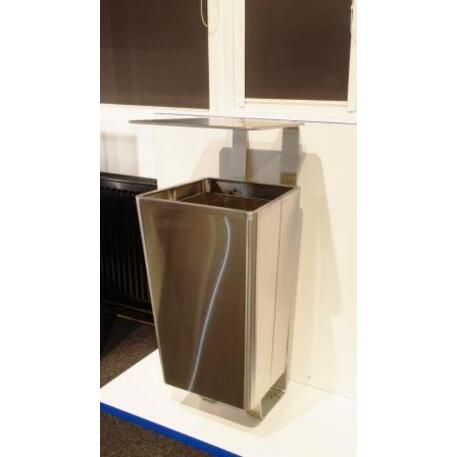 Metal litter bin 'STF/13-07-28/50L'