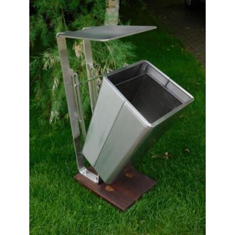 Metal litter bin 'STF/13-07-28/50L'