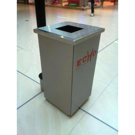 Metal litter bin 'STF/13-07-27/70L'