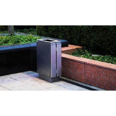 Metal litter bin 'STF/13-07-26/50L'